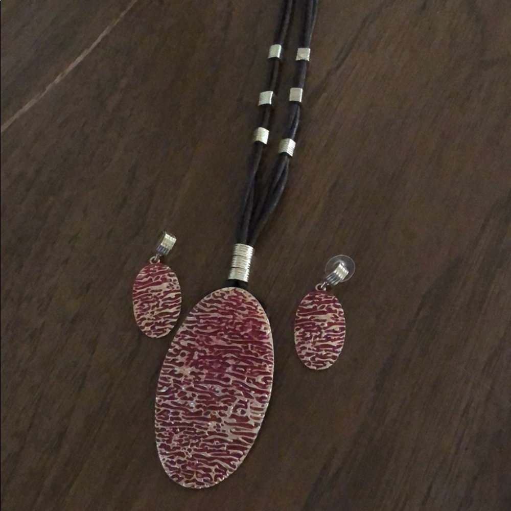 Chico’s necklace and earrings